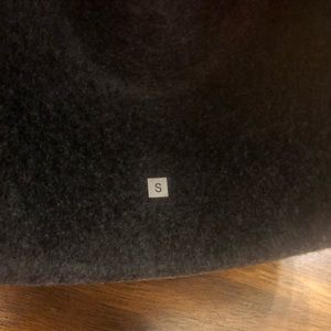 Ladies grey felt Octoberfest hat with feather size small